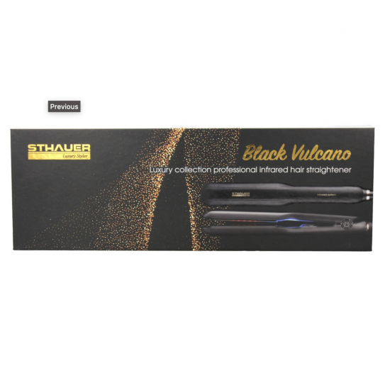 Xanitalia Μηχανή Ισιώματος Μαλλιών Profesional Sthauer Black Vulcan, 45 W Xanitalia Μηχανή Ισιώματος Μαλλιών Profesional Sthauer Black Vulcan, 45 W