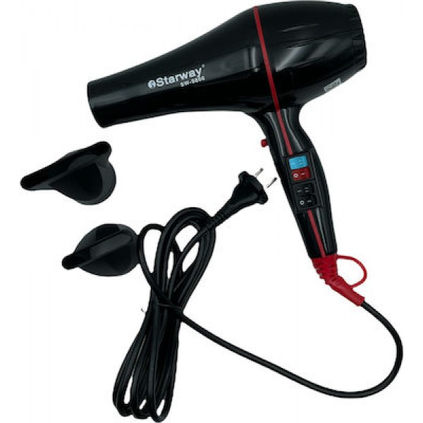 Starway Professional Hair Dryer &Epsilon;&pi;&alpha;&gamma;&gamma;&epsilon;&lambda;&mu;&alpha;&tau;&iota;&kappa;ό &Pi;&iota;&sigma;&tau;&omicron;&lambda;ά&kappa;&iota; &Mu;&alpha;&lambda;&lambda;&iota;ώ&nu;, 1800W
