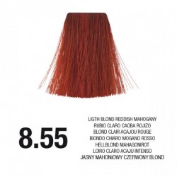 PostQuam Professional Essential Color Κρέμα Βαφή Μαλλιών 60ml ,8,55 Ξανθό Ανοιχτό Έντονο Κόκκ&