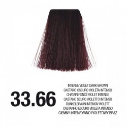 PostQuam Professional Essential Color Κρέμα Βαφή Μαλλιών 60ml ,33.66 Καστανό Σκούρο Έντονο Ι&