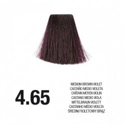 PostQuam Professional Essential Color Κρέμα Βαφή Μαλλιών 60ml ,4,65 Καστανό Ιριζέ Κόκκινο