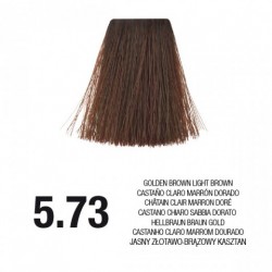 PostQuam Professional Essential Color Κρέμα Βαφή Μαλλιών 60ml ,5,73 Καστανό Ανοιχτό Κάφε Ντο&