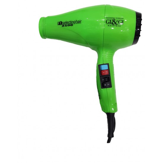CIZETA Επαγγελμάτικο Σεσουάρ Μαλλιών F1 Selecting hair 2100Watt ,Πράσινο CIZETA Επαγγελμάτικο Σεσουάρ Μαλλιών F1 Selecting hair 2100Watt ,Πράσινο