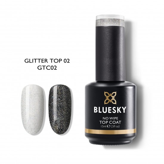 BLUESKY - Sparkling - Παγετα - Γκλίτερ GTC02 MULTI GLITTER TOP NW 15ml BLUESKY - Sparkling - Παγετα - Γκλίτερ GTC02 MULTI GLITTER TOP NW 15ml