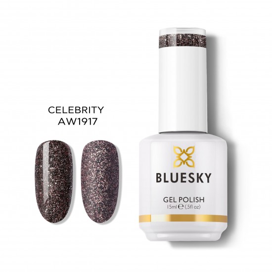 BLUESKY - Sparkling - Παγετα - Γκλίτερ CELEBRITY AW1917 (ΜΩΒ ΜΕ GLITTER ΚΑΦΕ ΚΑΙ ΑΣΗΜΙ) 15ml BLUESKY - Sparkling - Παγετα - Γκλίτερ CELEBRITY AW1917 (ΜΩΒ ΜΕ GLITTER ΚΑΦΕ ΚΑΙ ΑΣΗΜΙ) 15ml
