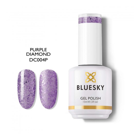 BLUESKY - Sparkling - Παγετα - Γκλίτερ DC004 PURPLE DIAMOND (ΜΩΒ GLITTER ΠΑΓΙΕΤΑ) 15ml BLUESKY - Sparkling - Παγετα - Γκλίτερ DC004 PURPLE DIAMOND (ΜΩΒ GLITTER ΠΑΓΙΕΤΑ) 15ml