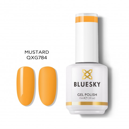 BLUESKY - Natural - Γήϊνο - Nude MUSTARD QXG784 (ΜΟΥΣΤΑΡΔΙ) 15ml BLUESKY - Natural - Γήϊνο - Nude MUSTARD QXG784 (ΜΟΥΣΤΑΡΔΙ) 15ml