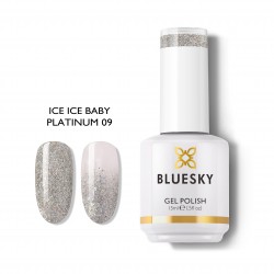BLUESKY - Sparkling - Παγετα - Γκλίτερ PLATINUM 09 ICE ICE BABY (ΑΣΗΜΙ GLITTER ΜΕ MULTICOLOR STRASS) 15ml BLUESKY - Sparkling - Παγετα - Γκλίτερ PLATINUM 09 ICE ICE BABY (ΑΣΗΜΙ GLITTER ΜΕ MULTICOLOR STRASS) 15ml