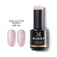 BLUESKY - Rubber Base BRF BRF 06 PINK GLITTER DRAMA