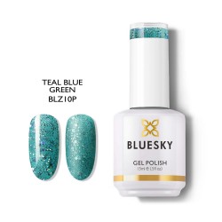 BLUESKY - Sparkling - Παγετα - Γκλίτερ BLZ10 TEAL BLUE GREEN (ΣΜΑΡΑΓΔΙ GLITTER) 15ml BLUESKY - Sparkling - Παγετα - Γκλίτερ BLZ10 TEAL BLUE GREEN (ΣΜΑΡΑΓΔΙ GLITTER) 15ml