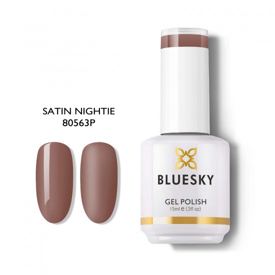BLUESKY - Spring Season SATIN NIGHTIE 80563 (NUDE LATTE) 15ml BLUESKY - Spring Season SATIN NIGHTIE 80563 (NUDE LATTE) 15ml