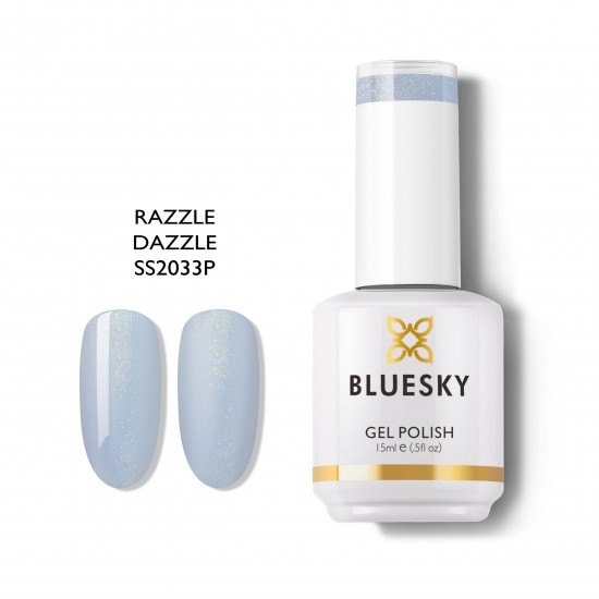 BLUESKY - Summer Season RAZZLE DAZZLE SS2033 (ΣΙΕΛ SHIMMER) 15ml BLUESKY - Summer Season RAZZLE DAZZLE SS2033 (ΣΙΕΛ SHIMMER) 15ml