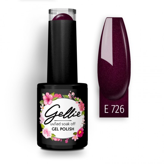 Ημιμόνιμο Βερνίκι Gellie E 727 - Καφέ με shimmer