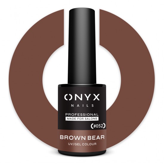 ONYX Ημιμόνιμο βερνίκι 052 Brown Bear 7 ml