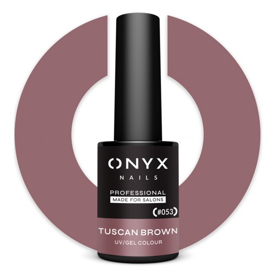 ONYX Ημιμόνιμο βερνίκι 053 Tuscan Brown 7 ml
