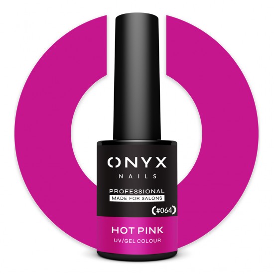 ONYX Ημιμόνιμο βερνίκι 064 Hot Pink 7 ml