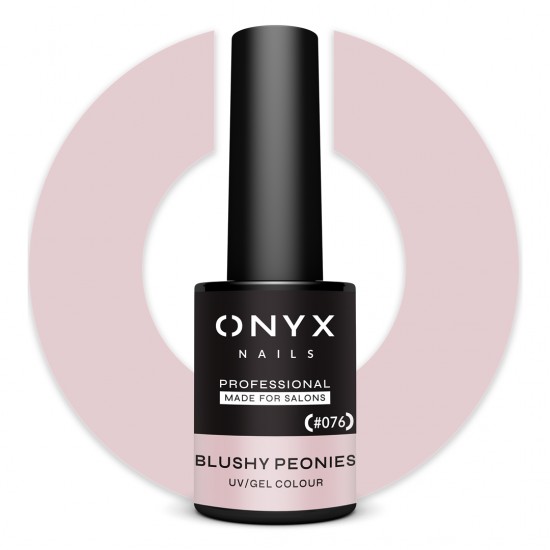 ONYX Ημιμόνιμο βερνίκι 076 Blushy Peonies 7 ml