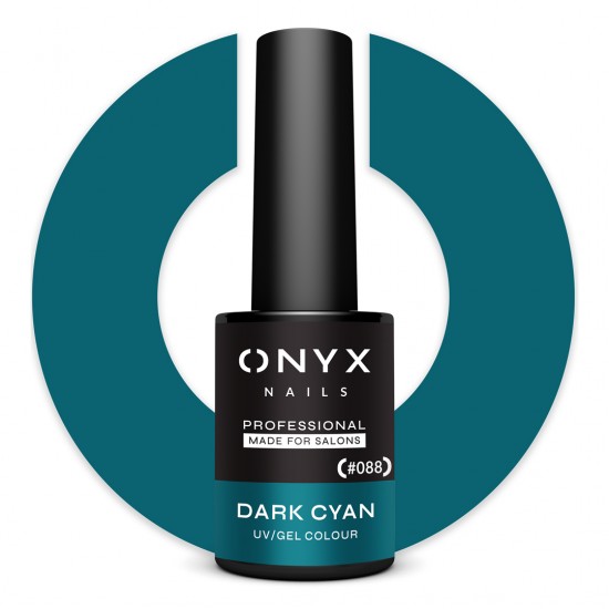 ONYX Ημιμόνιμο βερνίκι 088 Dark Cyan 7 ml