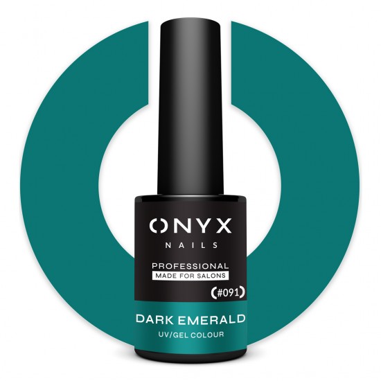ONYX Ημιμόνιμο βερνίκι 091 Dark Emerald 7 ml