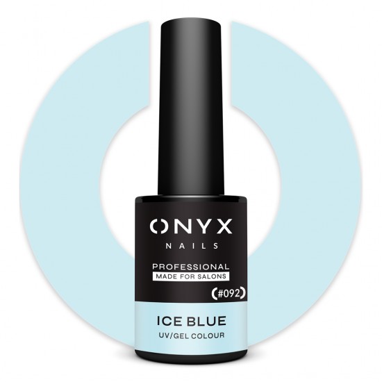 ONYX Ημιμόνιμο βερνίκι 092 Ice Blue 7 ml