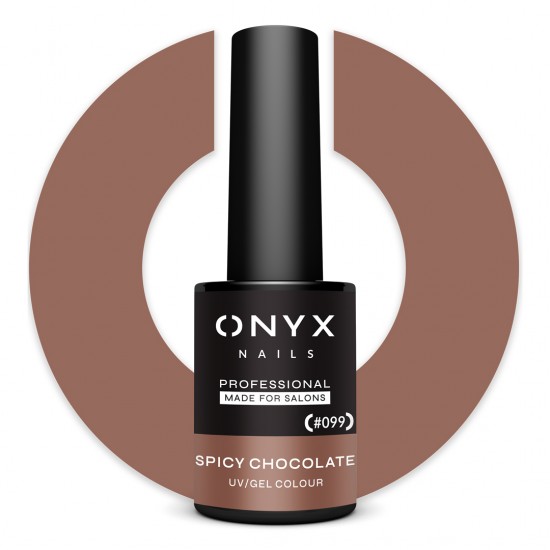 ONYX Ημιμόνιμο βερνίκι 099 Spicy Chocolate 7 ml