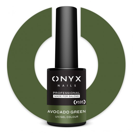 ONYX Ημιμόνιμο βερνίκι 105 Avocado Green 7 ml