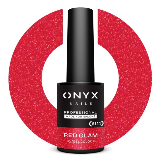 ONYX Ημιμόνιμο βερνίκι 111 Red Glam 7 ml