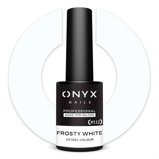 ONYX Ημιμόνιμο βερνίκι 112 Frosty White 7 ml