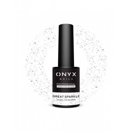 ONYX Top Coat No Wipe - Great Sparkle 7 ml