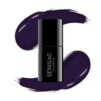 SEMILAC - 100 UV Gel Polish Black Purple 7ml