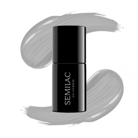 SEMILAC - 105 UV Gel Polish Stylish Gray 7ml