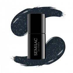 SEMILAC - 325 Gel Polish Frosty Carbon Shimmer 7 ml